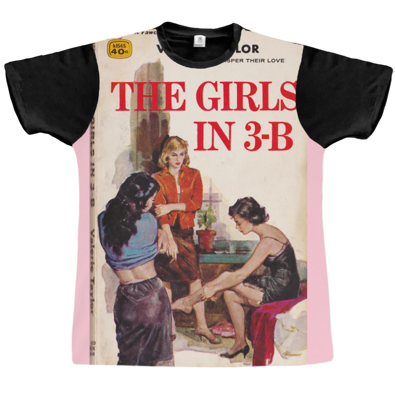 Vintage 1960's Lesbian Paperback Cover Graphic T-shirt | Artistshot