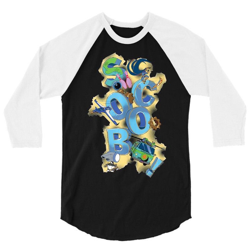 Trending Scoob! Title Stacked 3/4 Sleeve Shirt by marylburgess | Artistshot