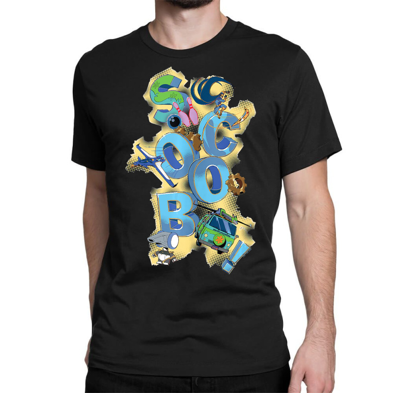 Trending Scoob! Title Stacked Classic T-shirt by marylburgess | Artistshot