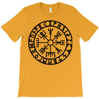 Vegvisir   Futhark   Runes   Navigator   Vikings T-shirt | Artistshot