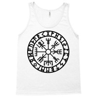 Vegvisir   Futhark   Runes   Navigator   Vikings Tank Top | Artistshot