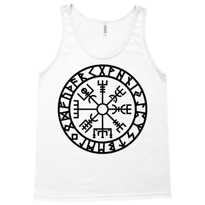 Vegvisir   Futhark   Runes   Navigator   Vikings Tank Top by telosuruba6 | Artistshot