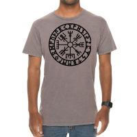 Vegvisir   Futhark   Runes   Navigator   Vikings Vintage T-shirt | Artistshot