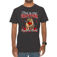 This Is My Valentine Pajama Shirt Siberian Cat 115 Vintage T-shirt | Artistshot