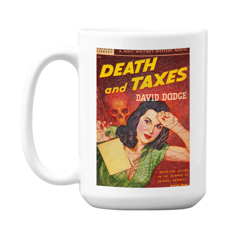 A Classic Vintage Hardboiled Detective Paperback C 15 Oz Coffee Mug | Artistshot