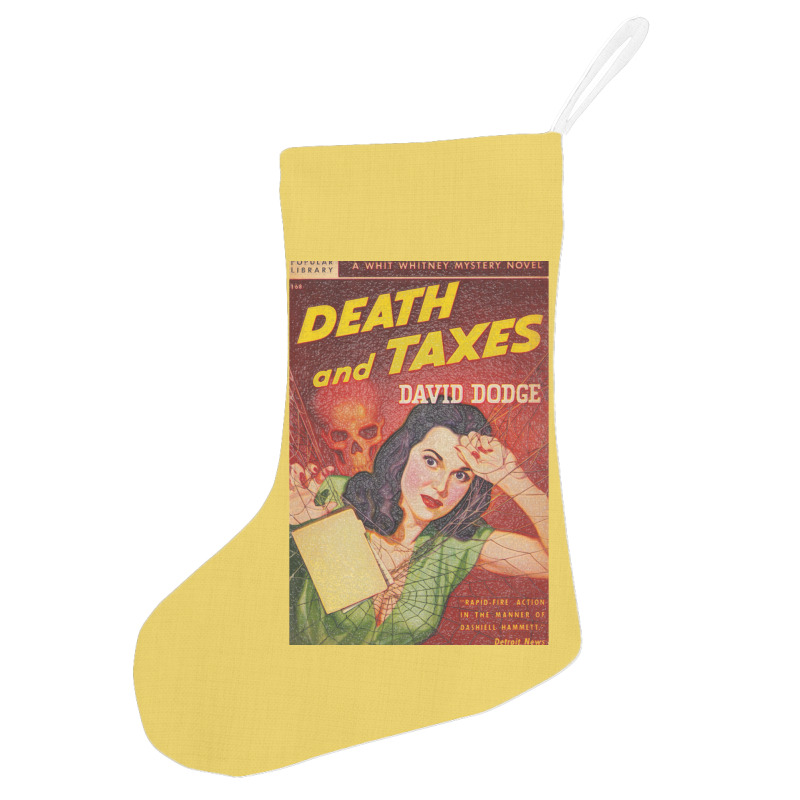 A Classic Vintage Hardboiled Detective Paperback C Holiday Stocking | Artistshot