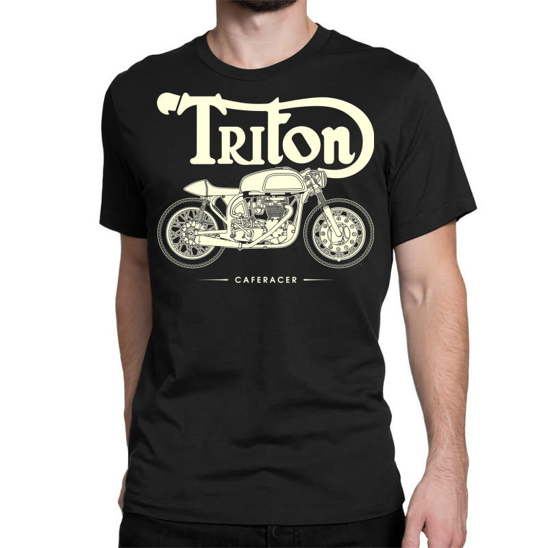 Triton Cafe Racer Classic T-shirt by rukasamukik | Artistshot