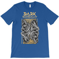 Dark Tranquillity Black And White Skull Design T-shirt | Artistshot