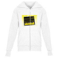 Edp Wasp Synthesizer Youth Zipper Hoodie | Artistshot