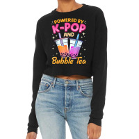 Bubble Tea Boba K-pop Music Lover Korean Milk Anim Cropped Sweater | Artistshot