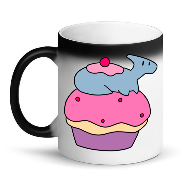 Hadrosaurus And Giant Cupcake Magic Mug | Artistshot