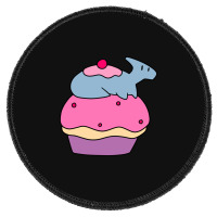 Hadrosaurus And Giant Cupcake Round Patch | Artistshot