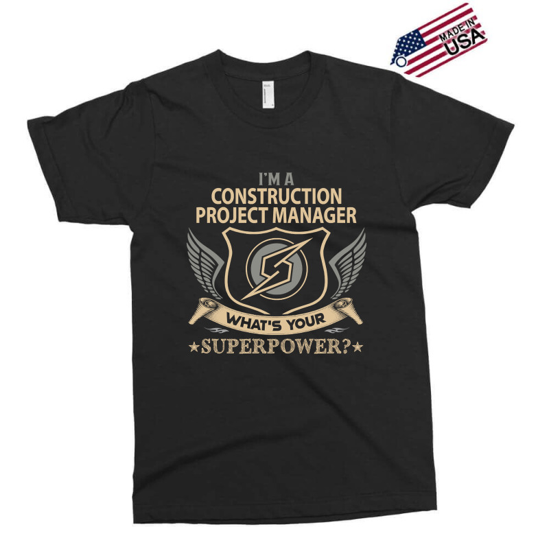 Hot Trend Construction Project Manager T Shirt - S Exclusive T-shirt | Artistshot