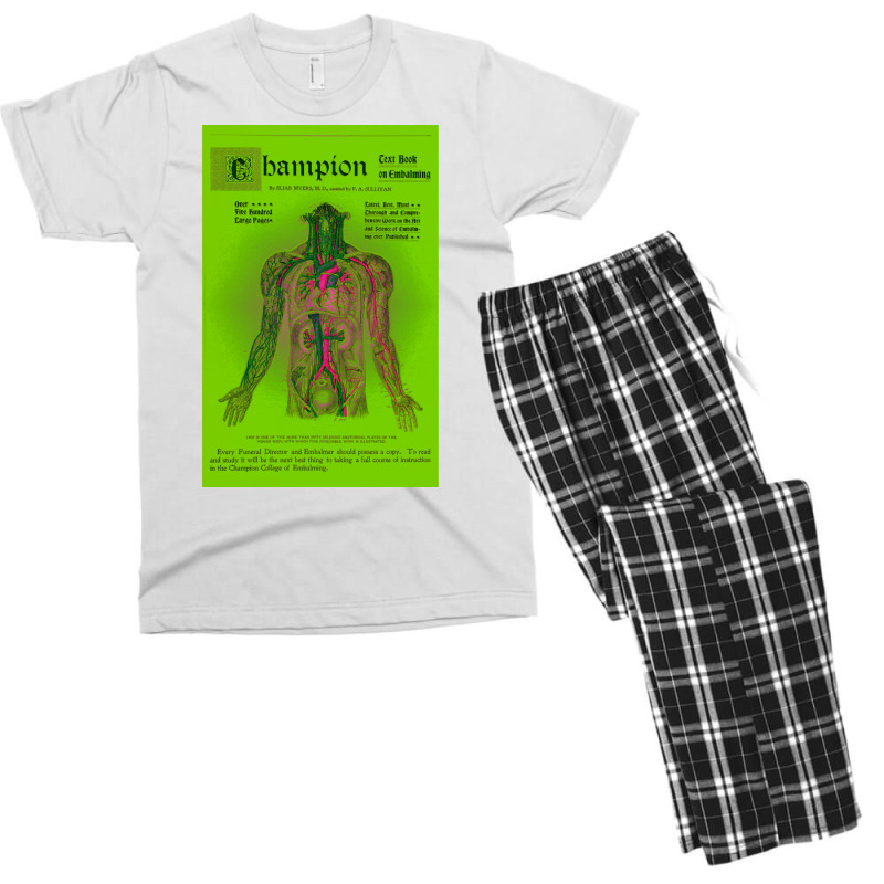 Champion Text Book On Embalming 3 Men's T-shirt Pajama Set | Artistshot