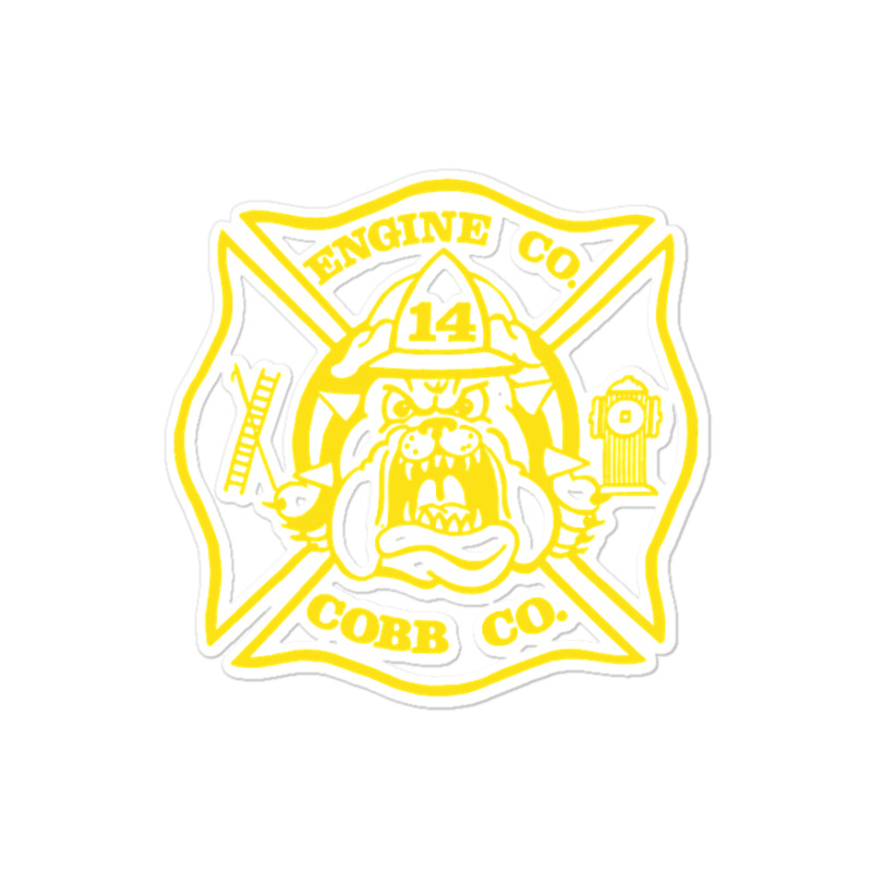 Limited Edition Cobb County Fire Engine 14 Sticker | Artistshot