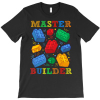 Brick Builder Blocks Master Builder Men T-shirt | Artistshot