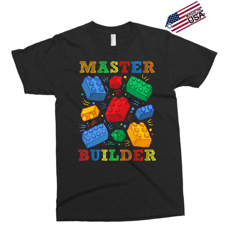 Brick Builder Blocks Master Builder Men Exclusive T-shirt | Artistshot