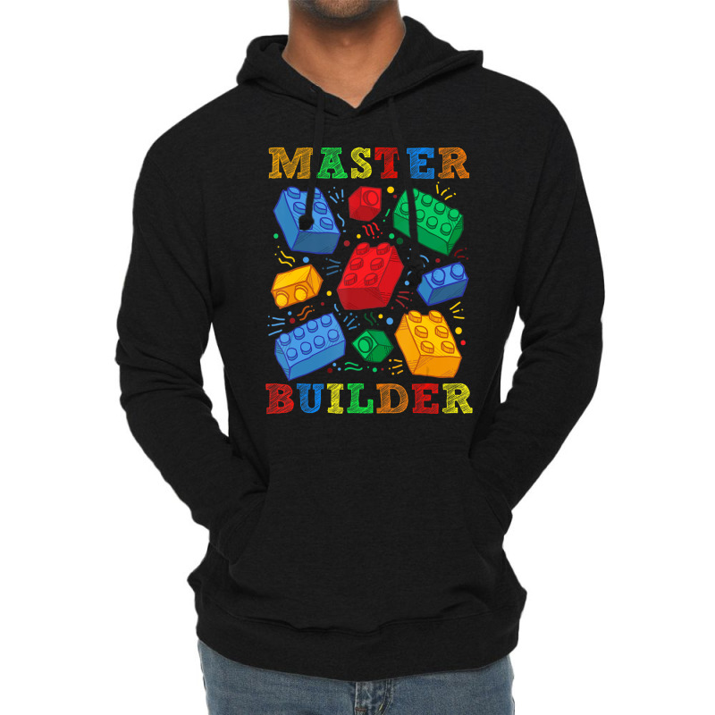 Brick Builder Blocks Master Builder Men Lightweight Hoodie | Artistshot