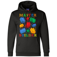 Brick Builder Blocks Master Builder Men Champion Hoodie | Artistshot