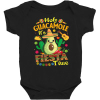 Cinco De Mayo Mexican Holy Guacamole Fiesta Time Baby Bodysuit | Artistshot