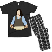 Trending Claire Saffitz Digital Portrait Men's T-shirt Pajama Set | Artistshot