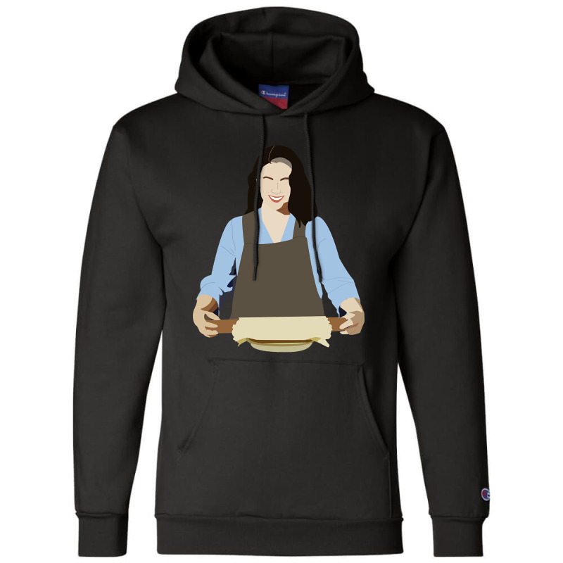 Trending Claire Saffitz Digital Portrait Champion Hoodie by lethithu856 | Artistshot