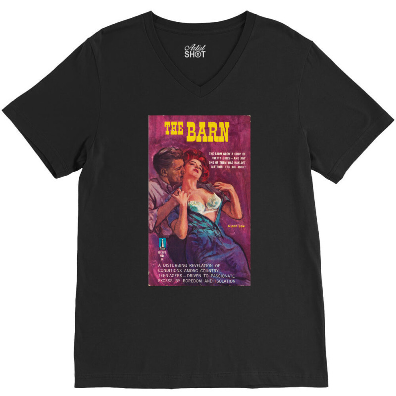 Vintage 1960's Softcore Sleaze Paperback Cover 9 V-neck Tee | Artistshot