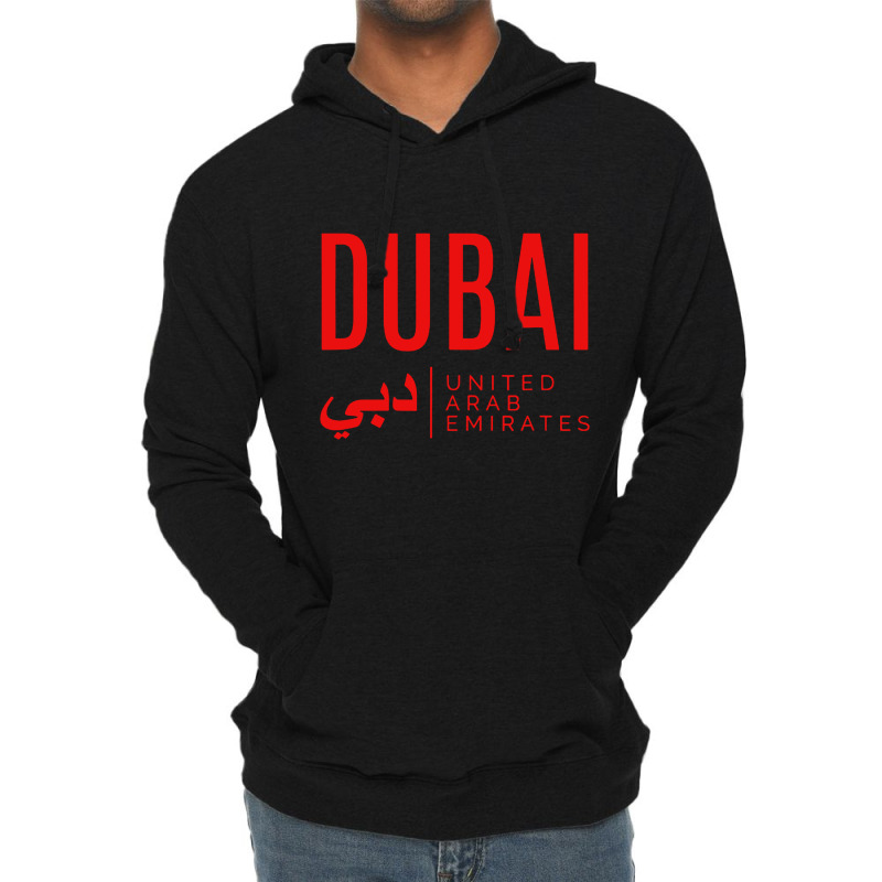 Dubai United Arab Emirates Lightweight Hoodie by Jembleng Art | Artistshot