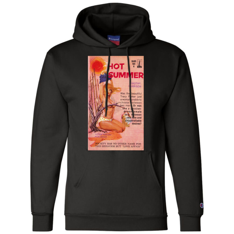 Vintage 1960's Softcore Sleazy Paperback Cover 1 Champion Hoodie | Artistshot