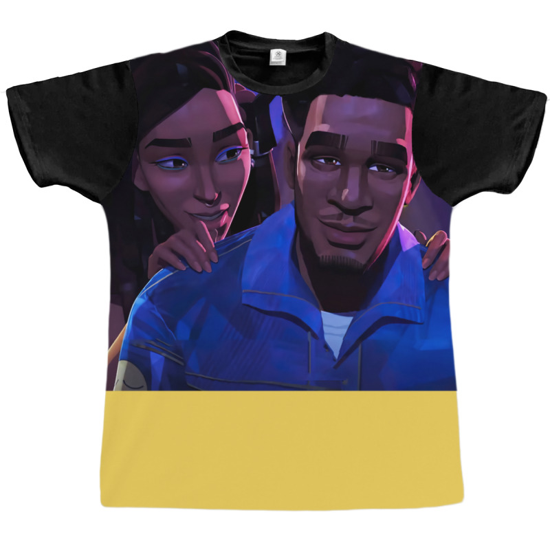 Entergalactic. Jabari And Meadow Graphic T-shirt | Artistshot