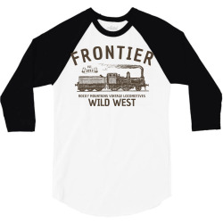 wild west locomotive 3/4 Sleeve Shirt | Artistshot