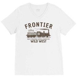 wild west locomotive V-Neck Tee | Artistshot