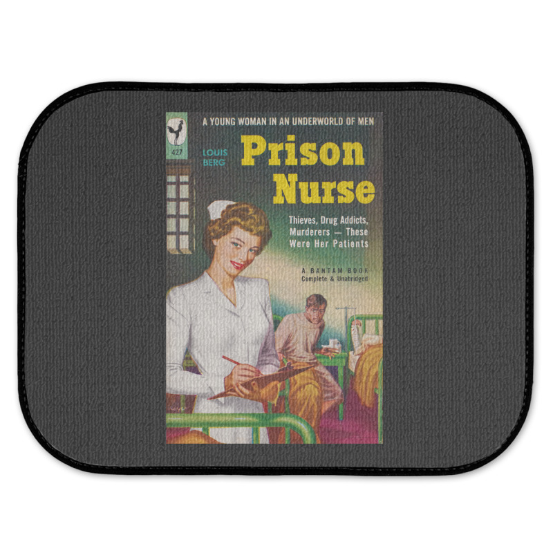 Best Vintage 1960's Sleaze Paperback Cover Prison Rear Car Mat | Artistshot