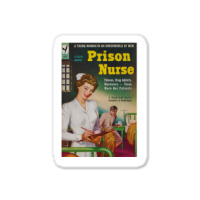 Best Vintage 1960's Sleaze Paperback Cover Prison Sticker | Artistshot