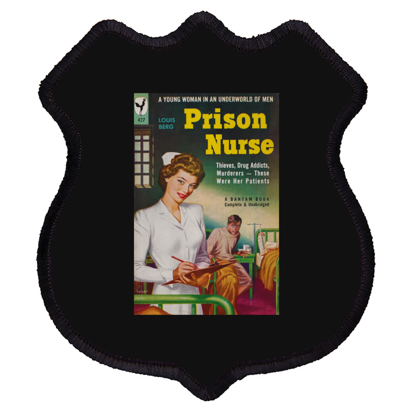 Best Vintage 1960's Sleaze Paperback Cover Prison Shield Patch | Artistshot