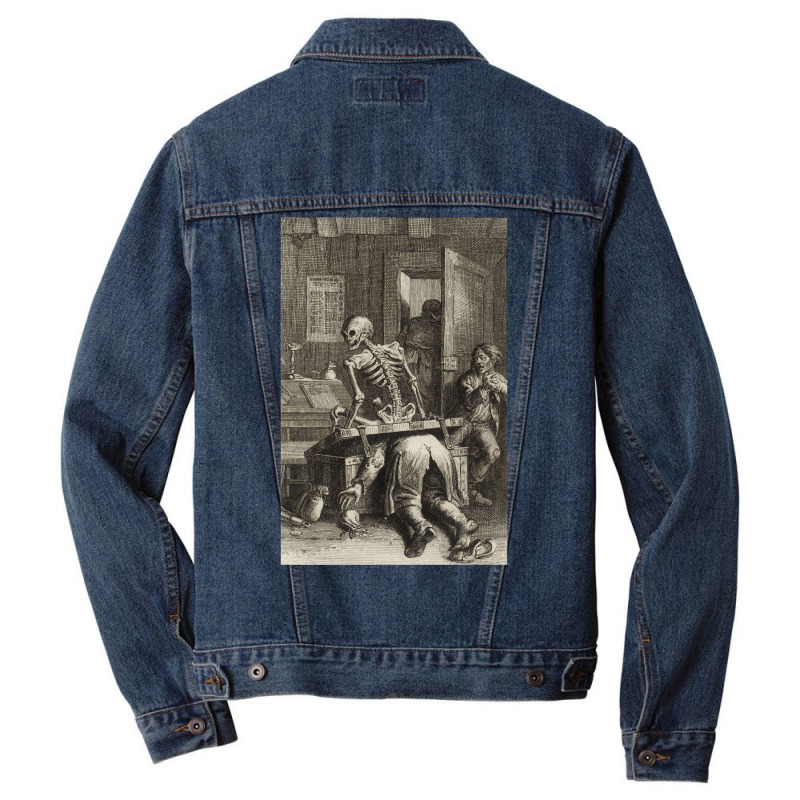 Yet Another Dance Of Death Men Denim Jacket by misaamedomoz | Artistshot