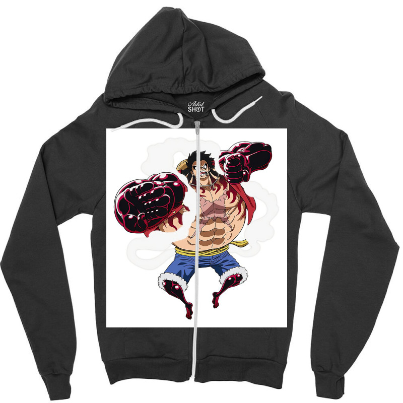 Angry Gear 4 Zipper Hoodie by norawalker | Artistshot