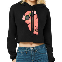 Pig Lover Women Men Swine Farm Animals Pet Pig Cropped Hoodie | Artistshot