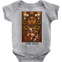 The Sun Tarot Card Halloween Voodoo Doll Pagan Wit Baby Bodysuit | Artistshot