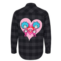 Dr. Seuss Thing 1 Thing 2 Love Flannel Shirt | Artistshot