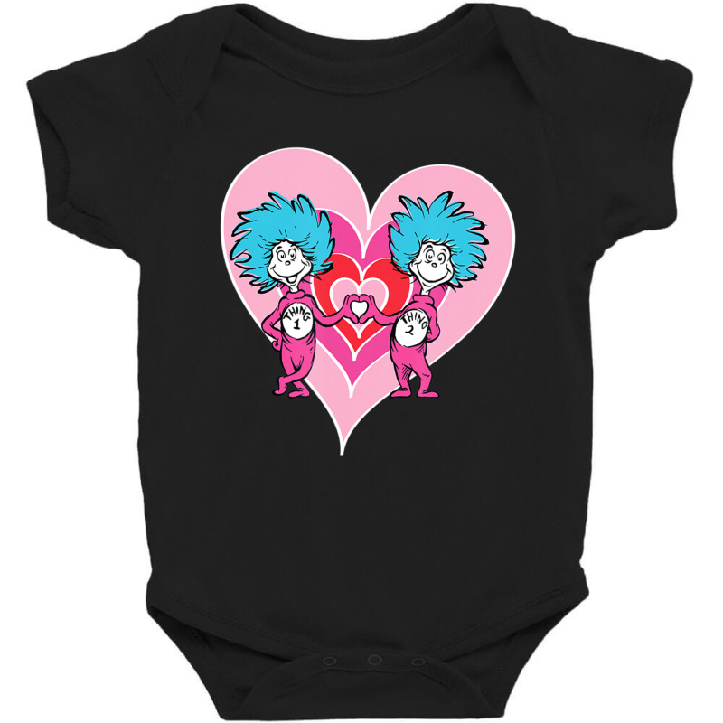 Dr. Seuss Thing 1 Thing 2 Love Baby Bodysuit | Artistshot