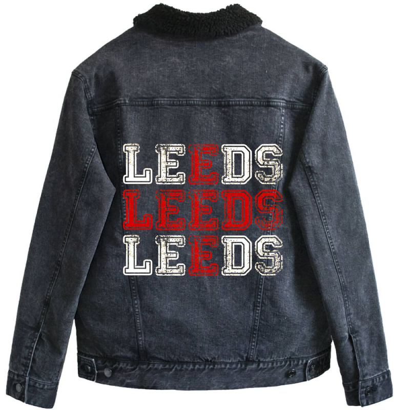 Leeds Unisex Sherpa-lined Denim Jacket | Artistshot