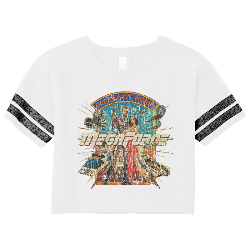 Megaforce Deeds Not Words 1982 Scorecard Crop Tee by gununghujan | Artistshot