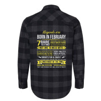 Legends Are Born In February Flannel Shirt | Artistshot