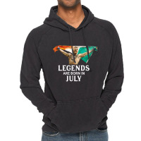 Legends Are Born In July   Conor Mcgregor Vintage Hoodie | Artistshot