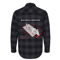 Ham Radio Operator Morse Code Key Flannel Shirt | Artistshot