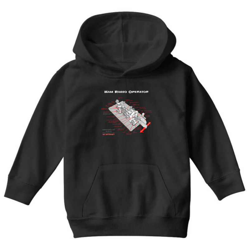 Ham Radio Operator Morse Code Key Youth Hoodie by donellajeremykoa | Artistshot