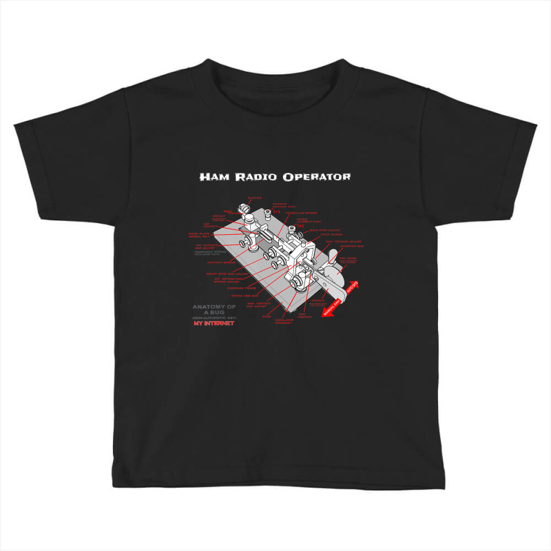 Ham Radio Operator Morse Code Key Toddler T-shirt by donellajeremykoa | Artistshot