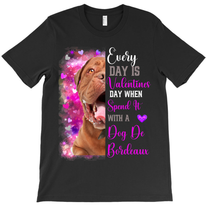 Womens Dog De Bordeaux Mom Funny Valentines Day Do T-shirt | Artistshot