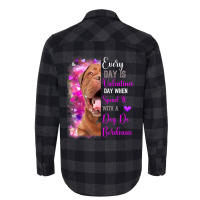 Womens Dog De Bordeaux Mom Funny Valentines Day Do Flannel Shirt | Artistshot